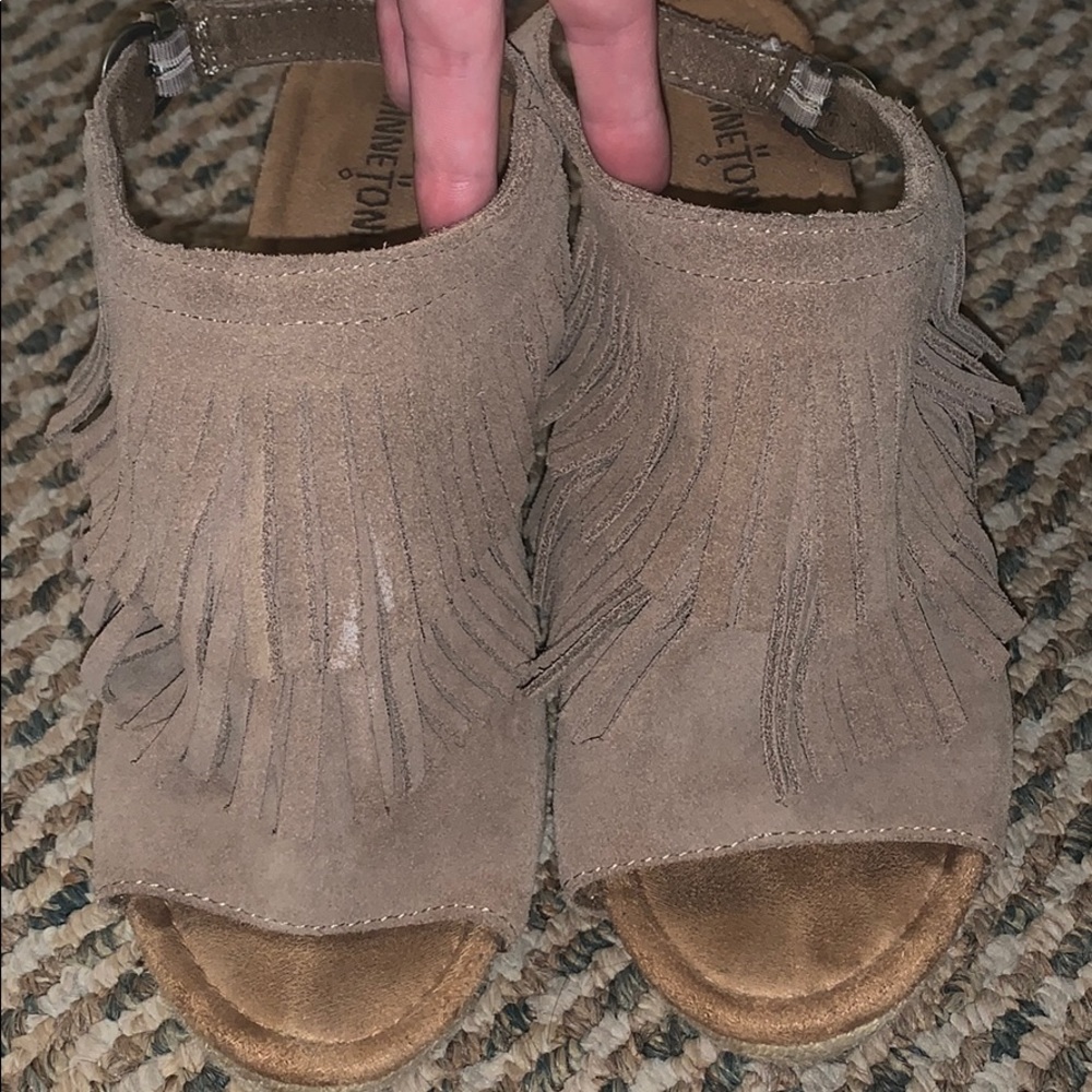 Minnetonka fringe wedges